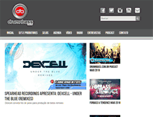 Tablet Screenshot of drumnbass.com.br